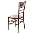 Atlas Commercial Products Resin Chiavari Chair with Premium Steel Frame, Mahogany RCC3MHG